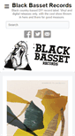Mobile Screenshot of blackbassetrecords.com